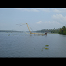 Ein Chinesisches Netz in den Backwaters